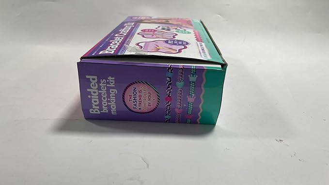 Friendship Bracelet Making Kit with Storage Box,DIY String Bracelet Arts and Craft for Girls Aged 8-12,Kids' Travel Activity Toy Set,Easter Birthday Gifts for Ages 6 7 8 9 10 11 12 Year Old Rose