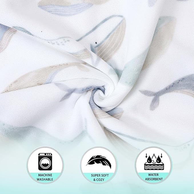 Toddler & Kids Hooded Bath & Beach Towel - Microfiber Wearable Poncho for Bathroom, Pool, Beach