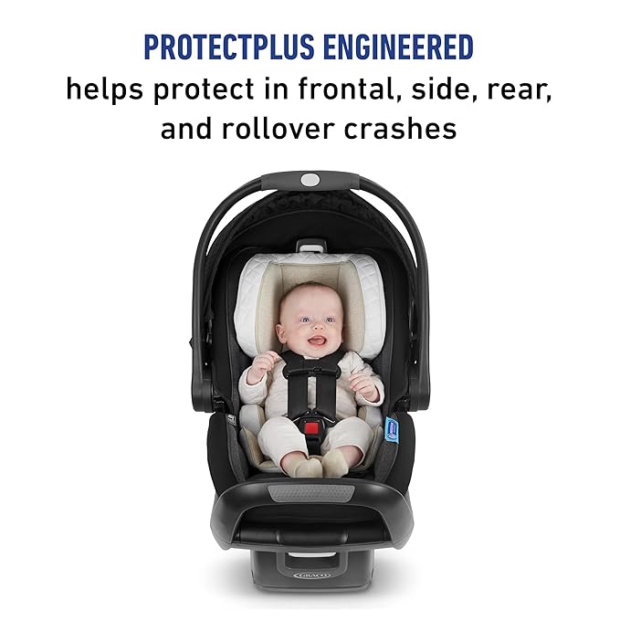 Graco SnugRide SnugFit Elite Infant Car Seat, Anti Rebound Bar for Extra Safety, SnugLock Easy Install, Premium softgood, All-Weather Boot, Baby Car seat, Nico