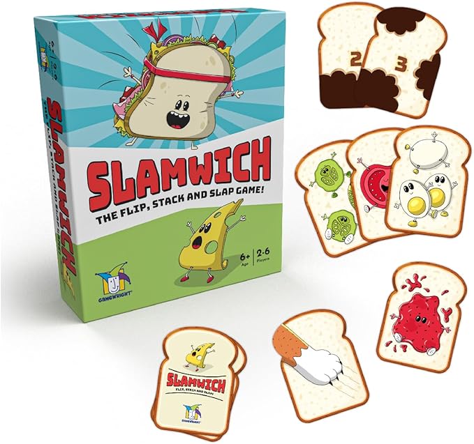 Gamewright – Slamwich – A Fast Flipping Card Game for Kids – Ages 6 and Up – Great for Family Game Night