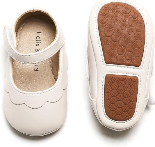 Soft Sole Baby Shoes - Infant Baby Walking Shoes Moccasins Rubber Sole Crib Shoes