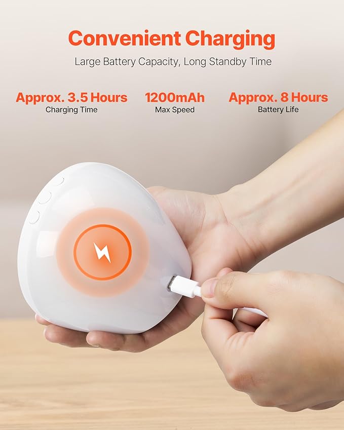 VEVOR Sound Machine, 18 Soothing Sleep Sounds and 7-Color Night Light, 5-in-1 White Noise Sound Machine with Dual Alarms, Auto-Off Timer and Memory Function, for Baby, Adults, Home, Office & Travel