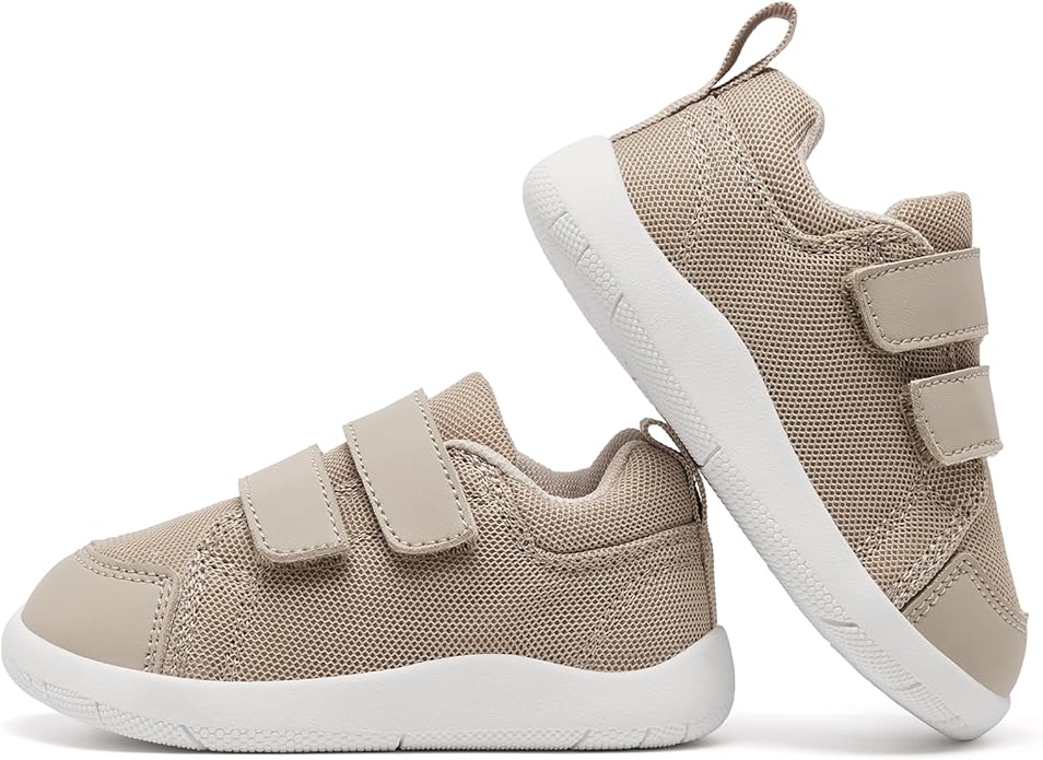 MORENDL Wide Toe Box Shoes Toddler Barefoot Shoes Baby Walking Shoe Boy Girl Non-Slip Zero Drop Minimalist Sneakers Comfort Tennis Outdoor Activities