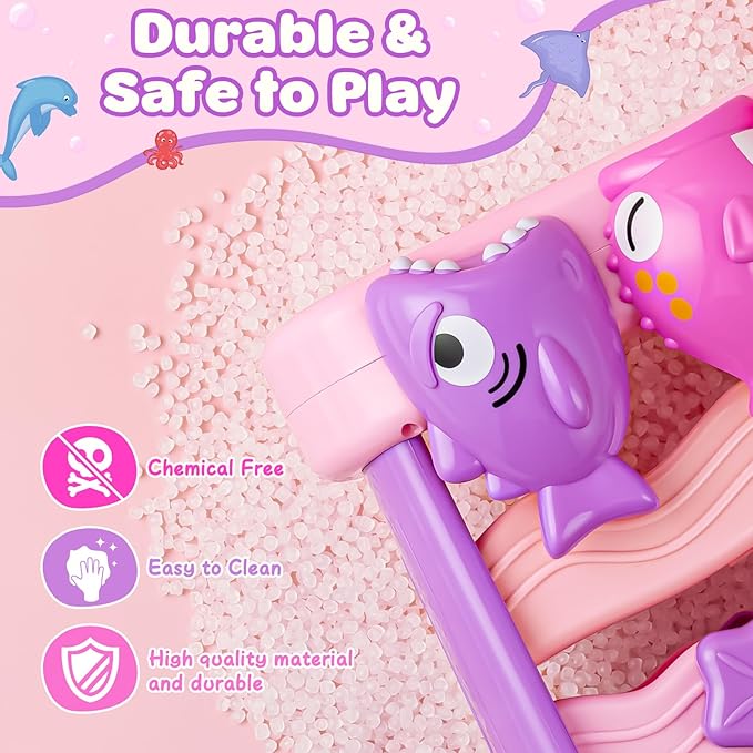 V-Opitos Musical Toy for 1, 2 Years Old Boys & Girls, Feeding Interactive Toys with Ball, Montessori Education Toys, Perfect Toddler Christmas Birthday Gifts