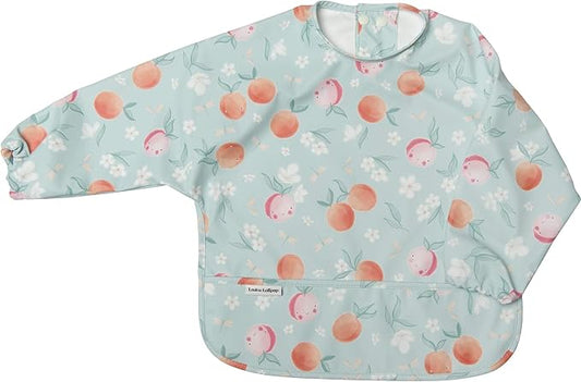 Loulou Lollipop Long Sleeve Mess Free Waterproof Bibs, for baby boys and girls 6-36 Months, Machine Washable, Travel Friendly