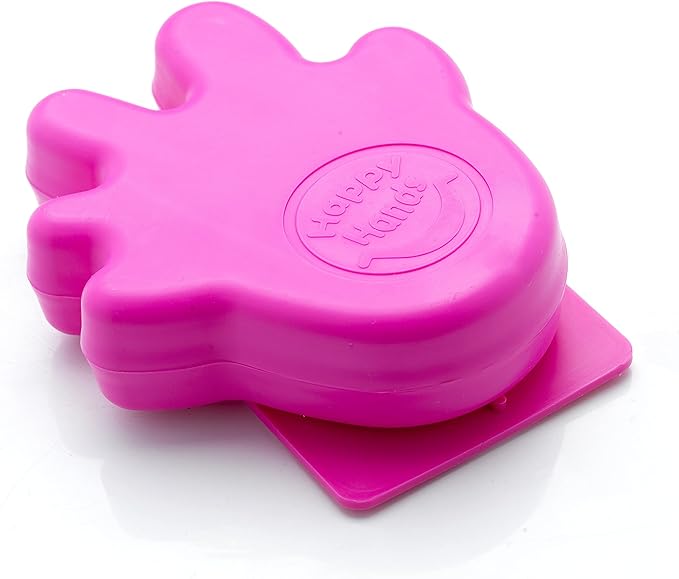 Happy Hands Anti Slam Child Door Safety Finger Trap Stoppers - 2 Pack … (Pink)