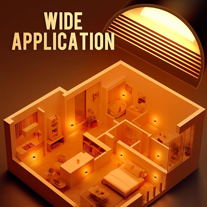 DORESshop LED Night Light[2 Pack], Night Lights Plug into Wall, 3 Level Brightness Adjustable Plug in Night Light, Dusk to Dawn Sensor, Nightlights for Adults, Bedroom, Bathroom, Hallway, Amber