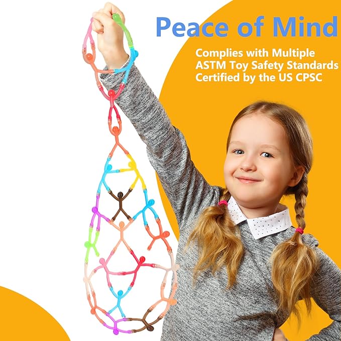 6Pcs Magnetic-People-Magnet-Men, Magnetic Travel Toys for Kids, Creative, Portable and Educational, Funny Magnets for Kids, Small Toys for Classroom Prizes, Easter Egg Stuffers, Office