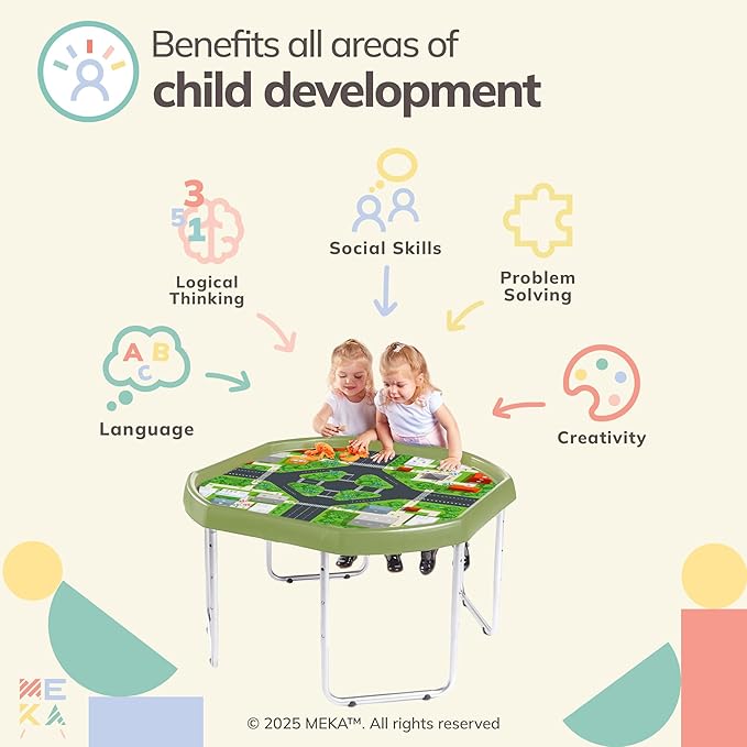 MEKA Tuff Tray Set for Sensory Play