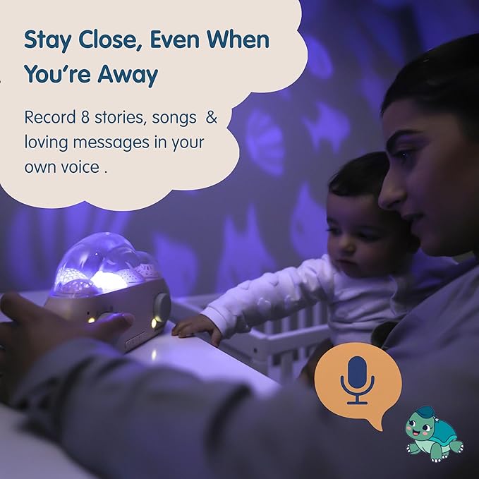 Cloudb Cloudbox Dreambox Storytime Audio Story Books Toy Gift for Toddlers Kids Girls Boys | English/Spanish Voice Record Storyteller | 36 Stories, 8 Melodies, Star Projector Night Light White Noise