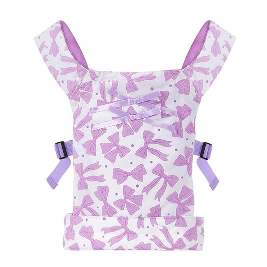 Lictin Baby Doll Carrier, Front and Back Doll Accessories Carrier for Little Girls, with Adjustable Straps for Stuffed Animal Reborn Baby Doll