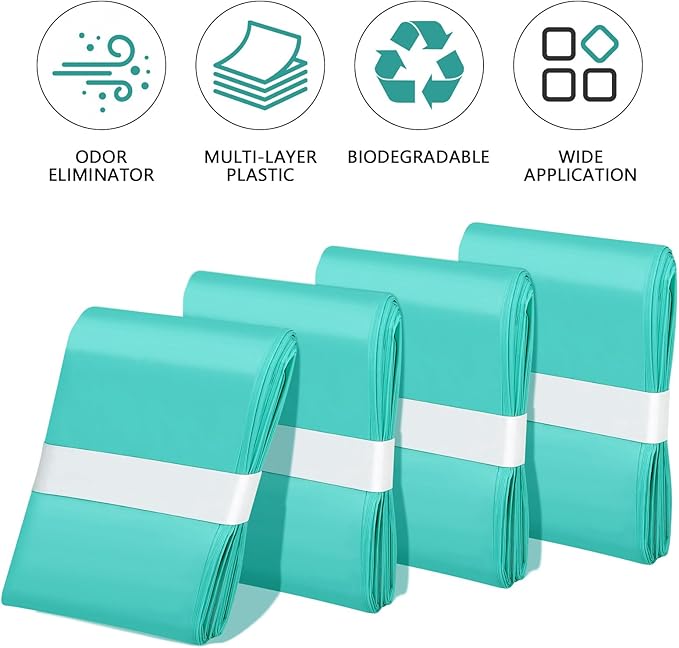 4 Pack Diaper Pail Liner Refills Bags Compatible with Akord 330 Series Adult Diaper System