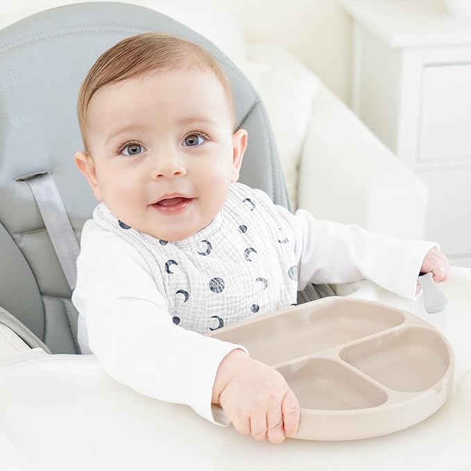 100% Cotton Muslin Baby Bibs 10-Pack Baby Drool Bibs for Unisex Baby Toddlers Infant Newborns Drooling and Teething