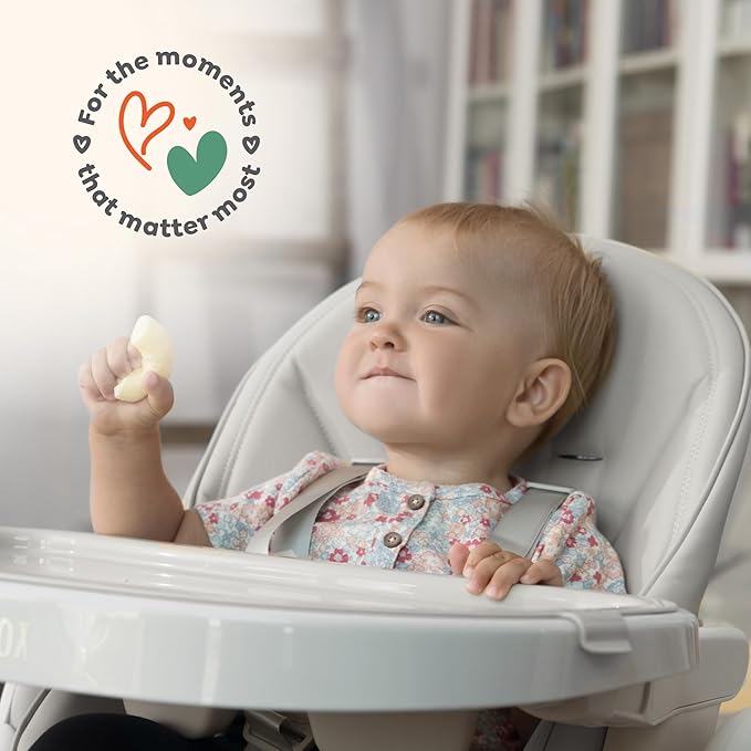 Sweety Fox Baby High Chair Adjustable to 7 Different Heights - Pink Baby Chair - Silla para Comer de Bebe - Foldable High Chairs for Babies and Toddlers