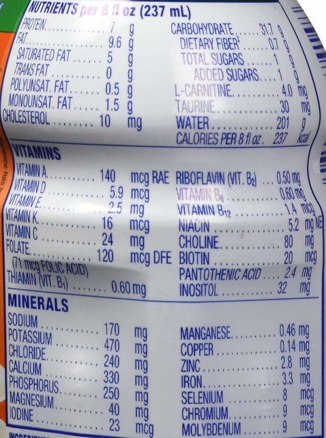 PediaSure Peptide 1.0 Cal, Peptide-Based Formula, Sole-Source Nutrition Drink for Tube Feeding or Oral Nutrition, Unflavored, 8-fl-oz Bottle, Pack of 24