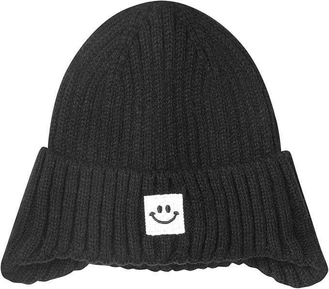 MaxNova Baby Winter Hat Toddler Beanie Hat Earflap Knit Cap for Boys Girls 0-8 Years