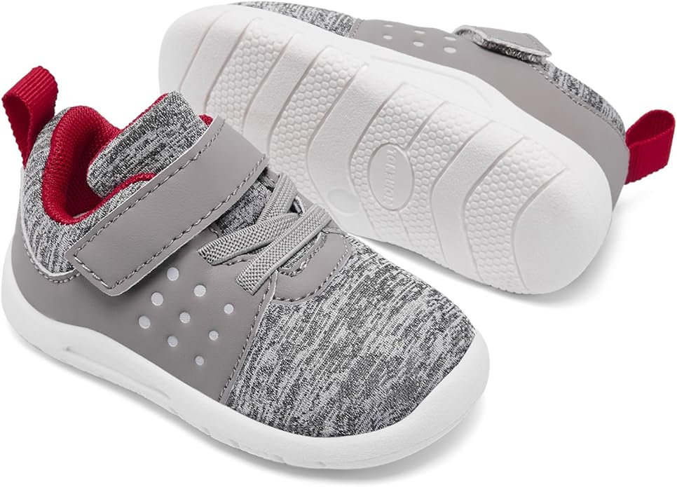 MORENDL Toddler Baby Shoes 0-4 Years Boy Girl Lightweight Breathable Non-Slip Sports Sneakers Running Walking Tennis Barefoot Shoes