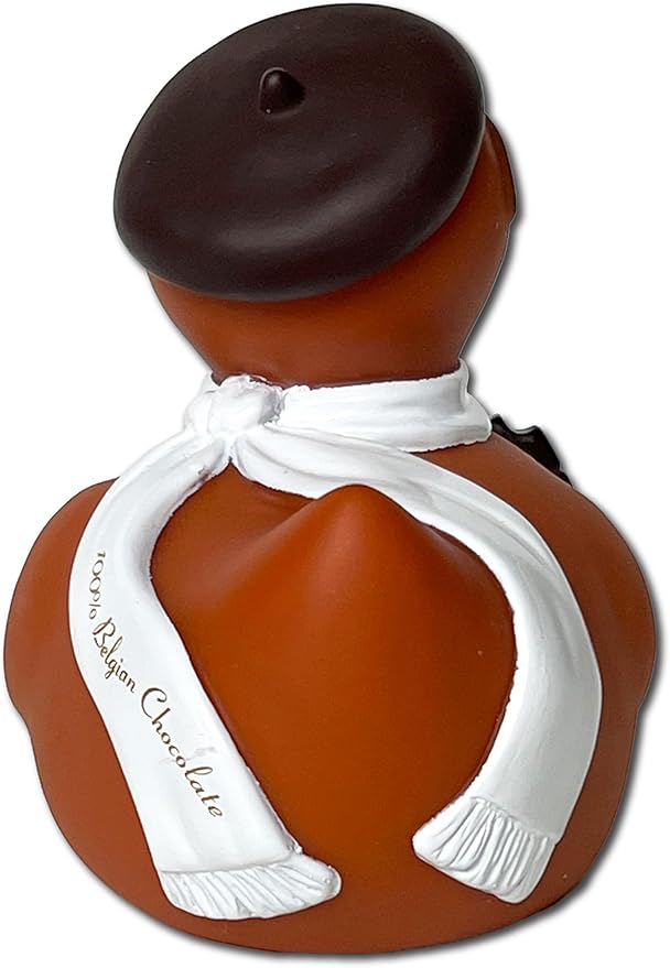 CelebriDucks - Cocoa Canard Chocolate Lover's - Floating Rubber Ducks - Collectible Bath Toy Gift for Kids & Adults of All Ages