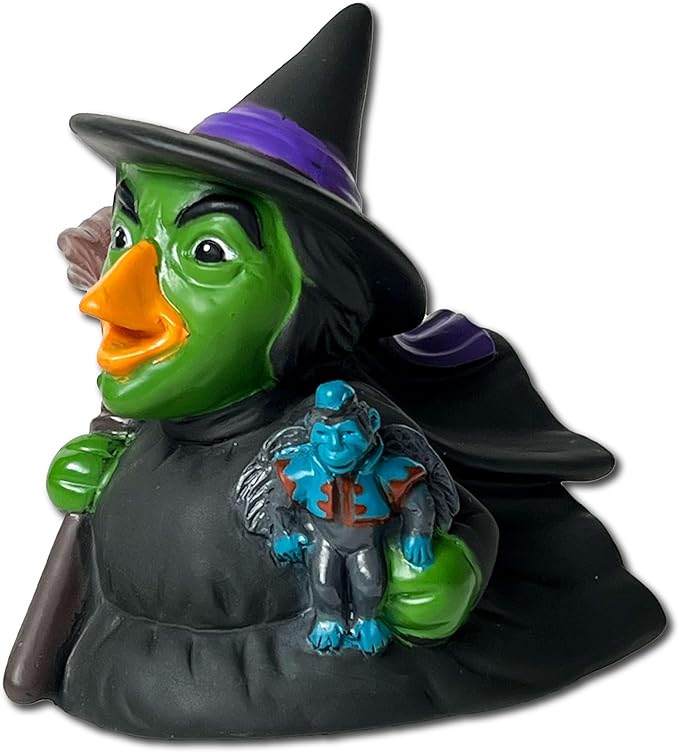 CelebriDucks - Wicked Witch - Floating Rubber Ducks - Collectible Bath Toy Gift for Kids & Adults of All Ages