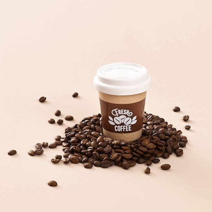 Le Toy Van - Honeybake - Take Away Coffee Cup and Tea Cup - Travel Mug Set - Kids Kitchen Accessories - Role Play Wooden Play Food - Toy Kitchen Accessories - Wooden Kitchen Toys - Age 2+ Years