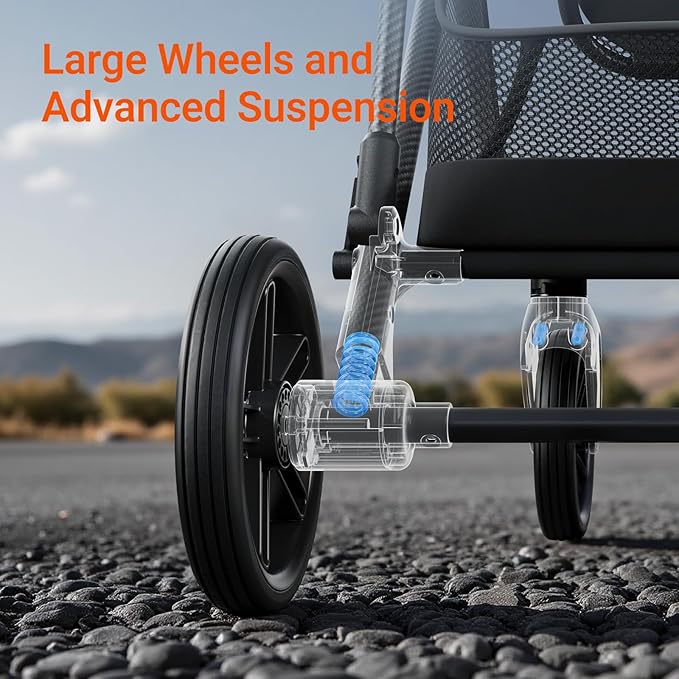 MAMAZING Air Lux Baby Stroller with Carbon Fiber Frame, One-Hand Fold & Reversible Seat, Magnetic 5-Pt Harness, Car Seat Adapter, 15.8lbs, Meteorite