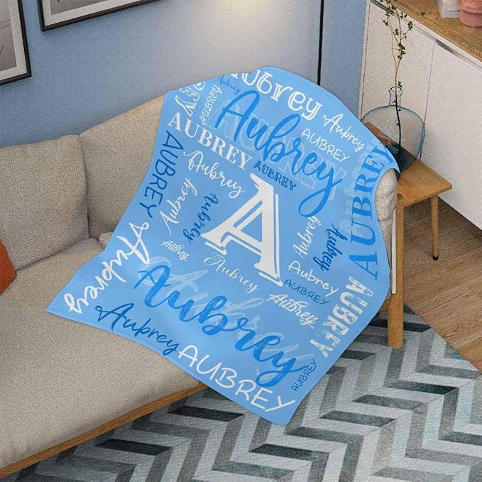 Personalized Baby Blankets for Girls, Gift for Daughter Congratulations Gift Personalized Baby Blanket Little Girls Blanket