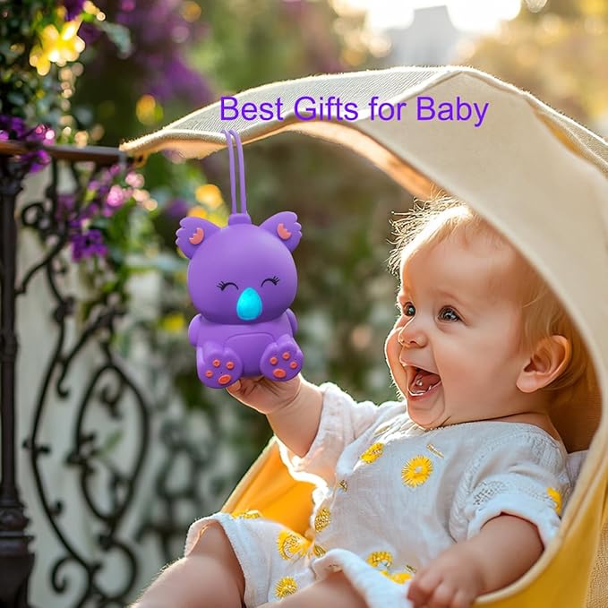 White Noise Machine with Bluetooth Speaker | Portable Baby Sound Machine Non-Looping Music Aid with Timer for Sleep, Nursery, Travel, Home & Car