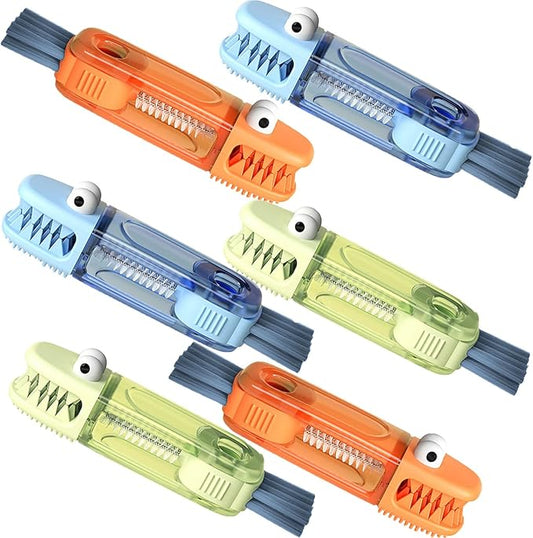 4 in 1 Cup Lid Cleaning Brush (6Pcs) - Water Bottle Brush, Portable Crevice Cleaning Brush Set for for Bottle Tight Spaces Cup and Sealed Food Storage containers with lids