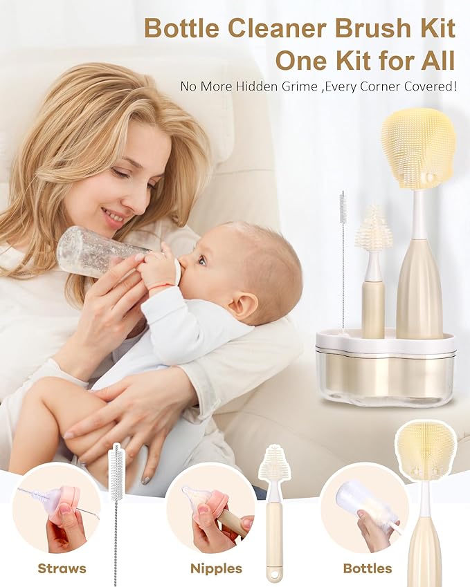 XANGNIER Water Bottle Cleaner Brush Set