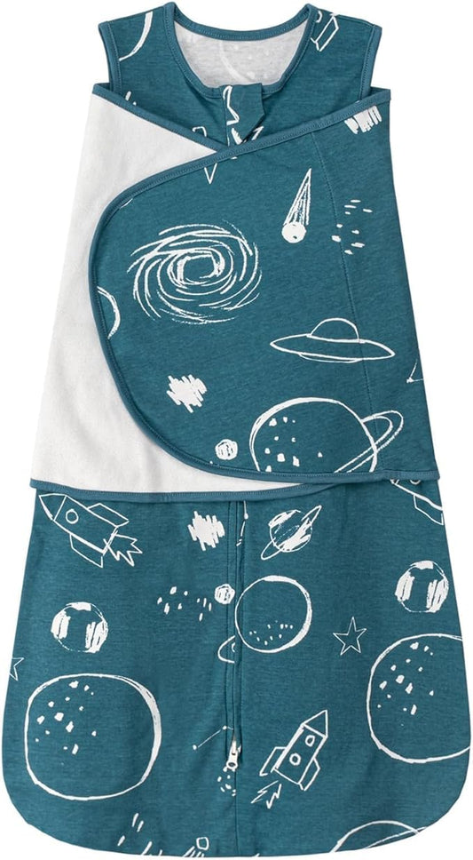 ZIGJOY Sleep Sack Swaddle 1.0 TOG Baby Wearable Blanket 100% Cotton Baby Swaddle Blanket for Newborns