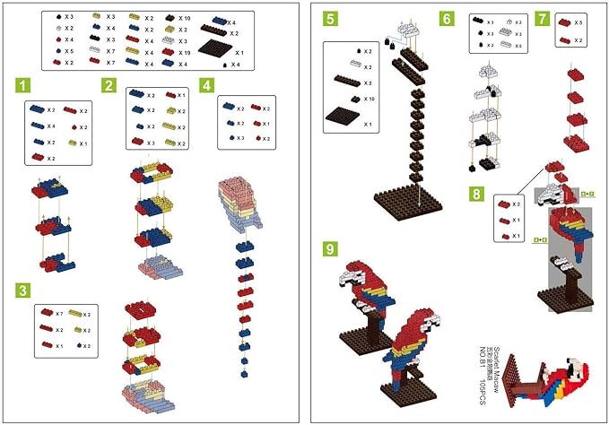 Kimiangel Party Favors for Kids, 12 Pack Mini Animals Building Blocks Sets for Goodie Bags, Prize Box Toys for Kids, Fillers, Prizes, Christmas Birthday Gifts STEM Educational Brick Kits(1222 Pcs)