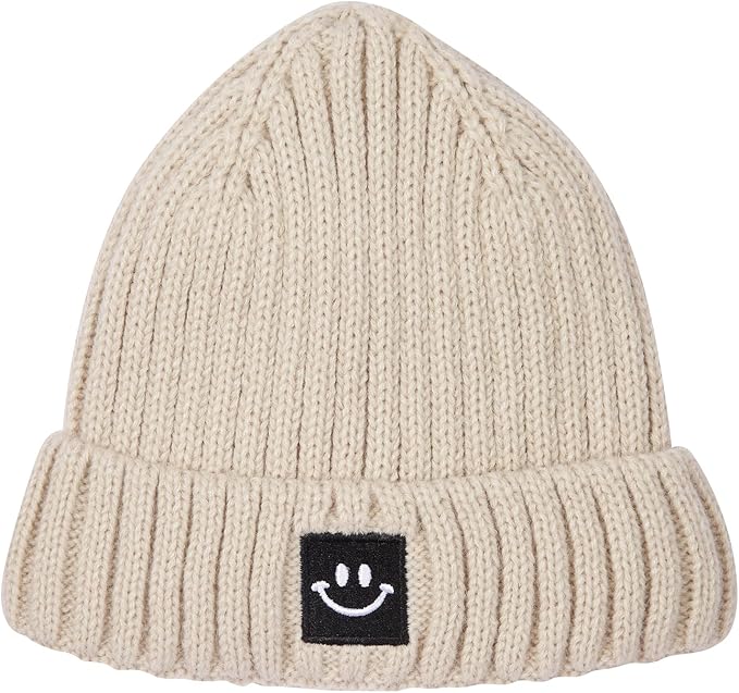 MaxNova Baby Winter Hat Toddler Beanie Hat Earflap Knit Cap for Boys Girls 0-8 Years