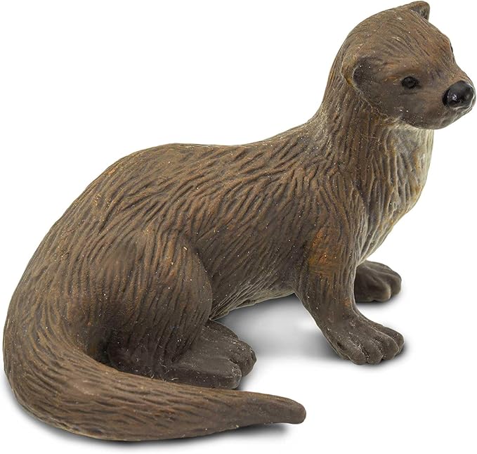 Safari Ltd. River Otter Figurine - Realistic 3" Wildlife Figure - Educational Toy for Boys, Girls, and Kids Ages 3+