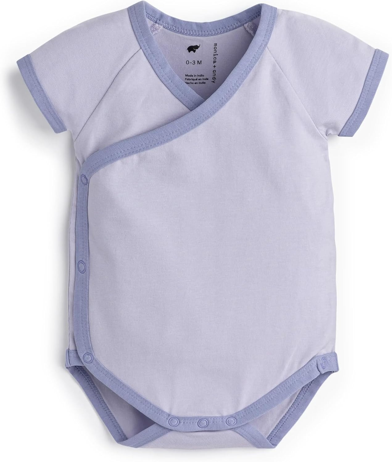 MONICA + ANDY Baby Organic Short Sleeve Lucky Bodysuit