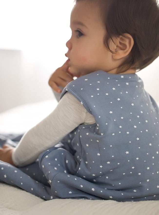 GUNAMUNA günamüna Unisex Baby, Toddler Wearable Blanket, Sleeping Bag Bamboo Rayon, Sleep Sack with Diaper Zipper, 2.6 TOG