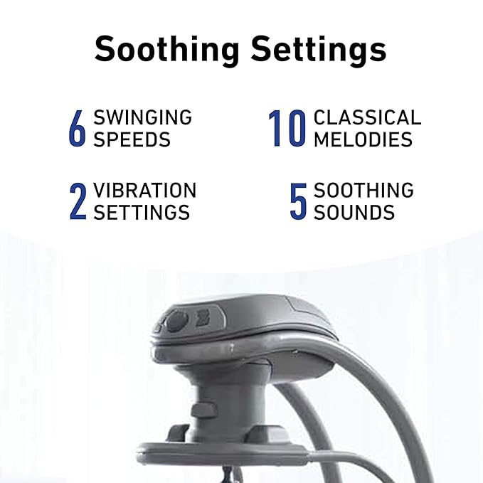 Graco DuetSoothe 2 in 1 Portable Baby Swing & Baby Rocker, Multi Direction, Vibration, Winslet