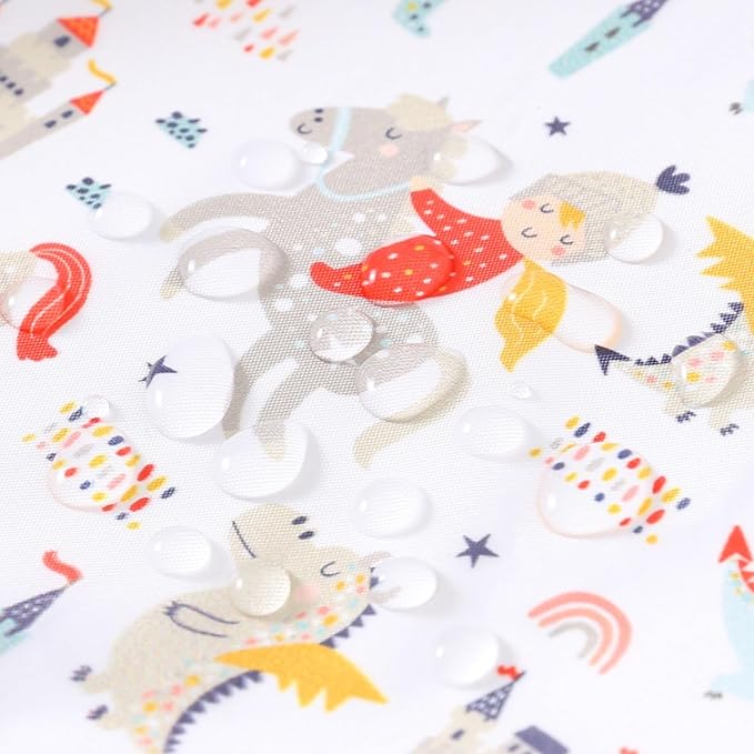 Long Sleeved Bibs, Pack of 5,Lightweight Waterproof Shirt Bibs for Baby Toddler 6-30 Months