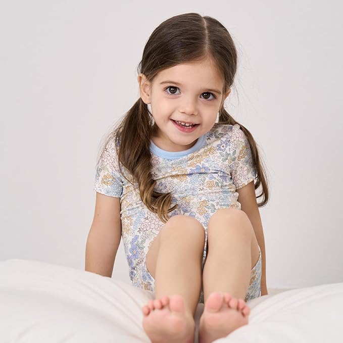 pureborn Baby Toddler Kids Viscose from Bamboo Pajamas Set Pjs 2pcs 18M-8Y