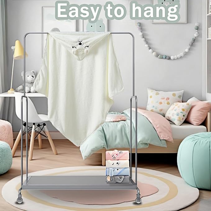 2 Pcs Baby Hooded Towels,31 x 31 in Baby Washcloths, Infant Super Soft Baby Bath Towels with Hood for Toddlers1-3,Highly Absorbent Viscose Hooded Towel for Boys, Girls, Newborn Essentials