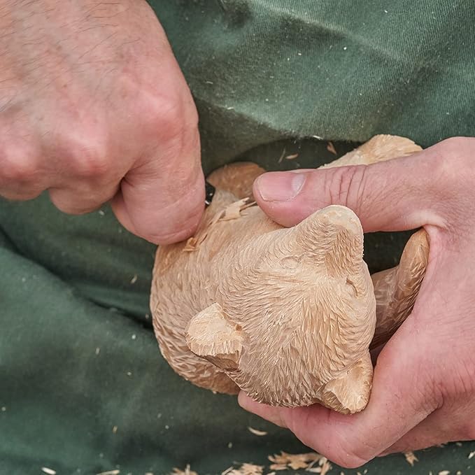 Unfinished Basswood Carving Blocks Kit, 12 Pack Rectangular Wooden Blocks for DIY Carving, Crafting and Whittling for Adults Beginner and Experts (4 x 1 x 1 inch, 4 x 2 x 2 inch)