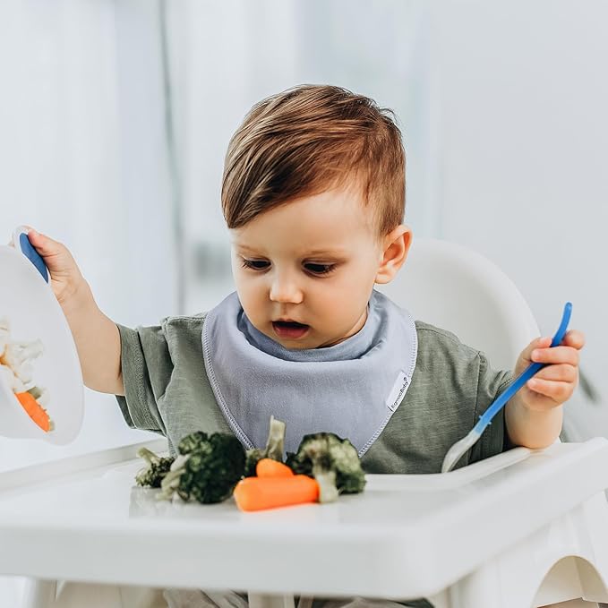 Baby Bandana Drool Bibs for Boys Girls,Super Absorbent Triangle Baby Bibs for Drooling and Teething,100% Cotton Soft for Infant,Newborn 12Pack