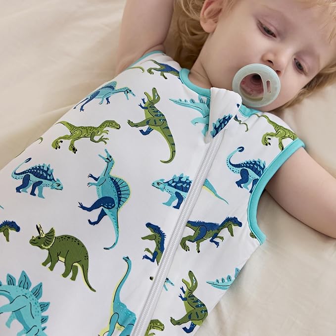 Bamboo Viscose Sleep Sack for Babies and Toddlers 1.0 Tog Wearable Blanket 2-Way Zipper Baby Shower Gifts