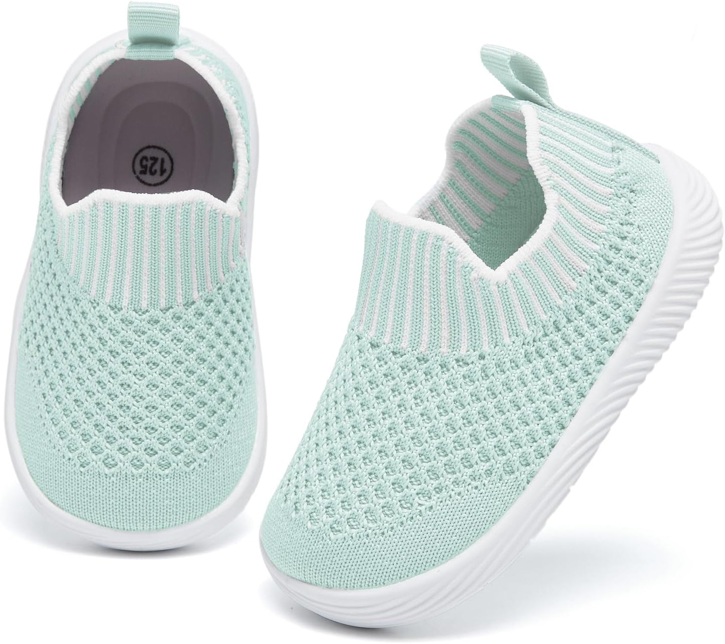 MORENDL Baby Toddler Walking Socks Non-Slip Breathable Unisex Casual Sneakers