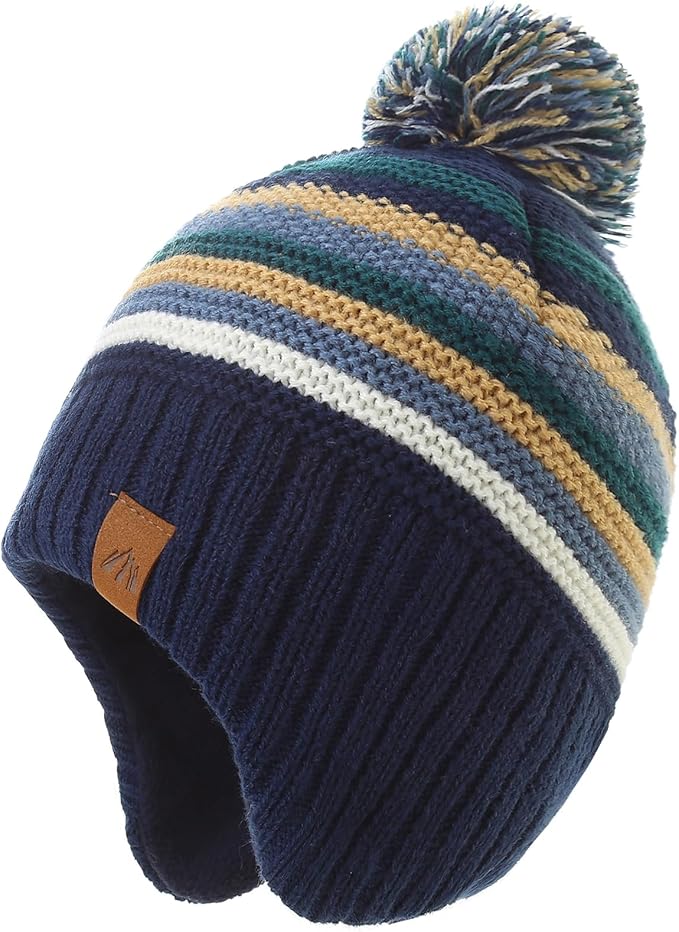 Moon Kitty Baby Boys Hats Toddler Beanies for Boys Winter Fleece Winter Hat Boys