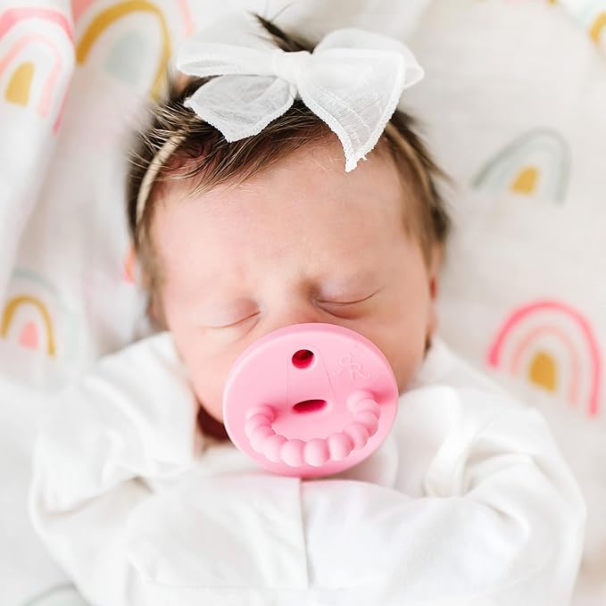 Ryan & Rose Cutie PAT Pacifier Teether (Stage 1, Taffy)