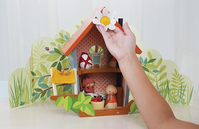 Tender Leaf Toys - Robin’s Nest Box - Wooden Toy Birdhouse with Bird Family and Accessories - Imaginative Play Set - Develop Creative Storytelling and Improve Fine Motor Skills - Age 3+