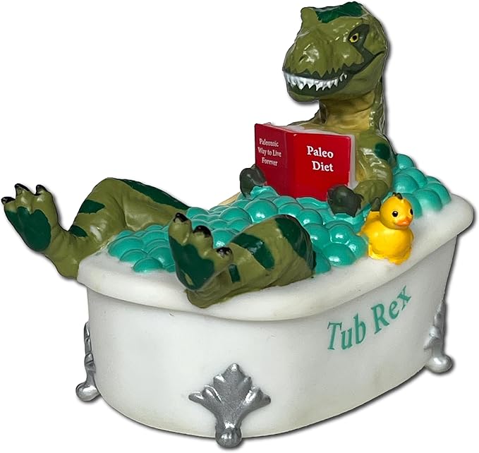 CelebriDucks - Tub Rex - Tubs Gone Wild Floating Bath Novelty - Collectible Bath Toy Gift for Kids & Adults of All Ages