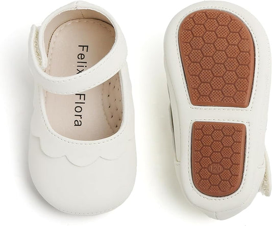 Soft Sole Baby Shoes - Infant Baby Walking Shoes Moccasins Rubber Sole Crib Shoes