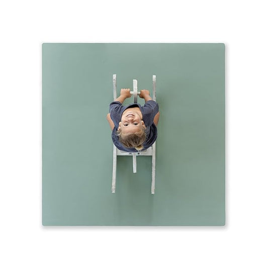 Toddlekind Solid Color Foam Play Mat 4x4 Baby Playmat. Stylish, Non-Toxic, Odorless, Plain Design Puzzle Play Mat 0m+ Sage Moss (Green)