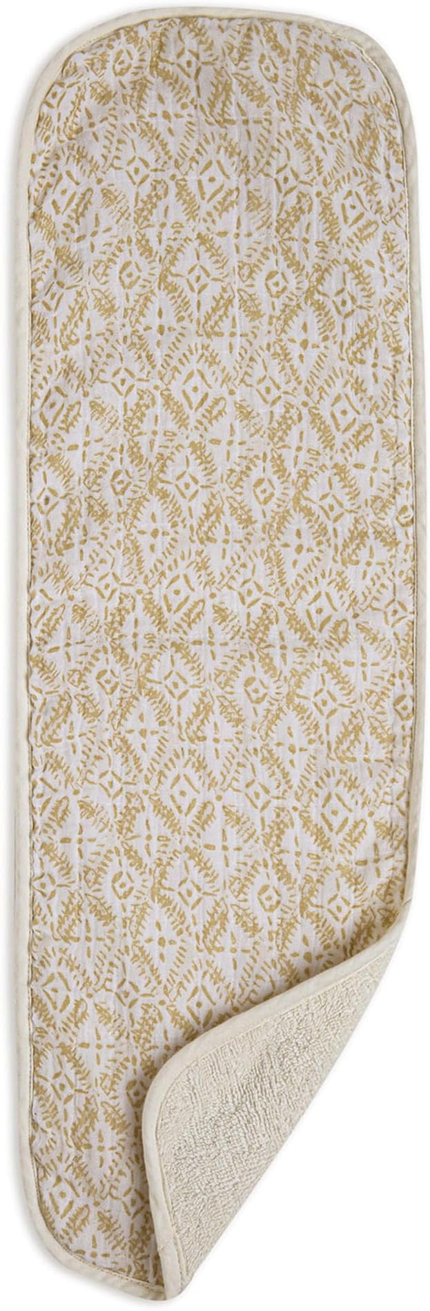 Crane Baby Muslin Baby Burp Cloths Set of 3, Safari Animal Print, 100% Cotton, Absorbent, Lightweight, 7"X20", Baby Newborn Essentials, Safari Baby Stuff